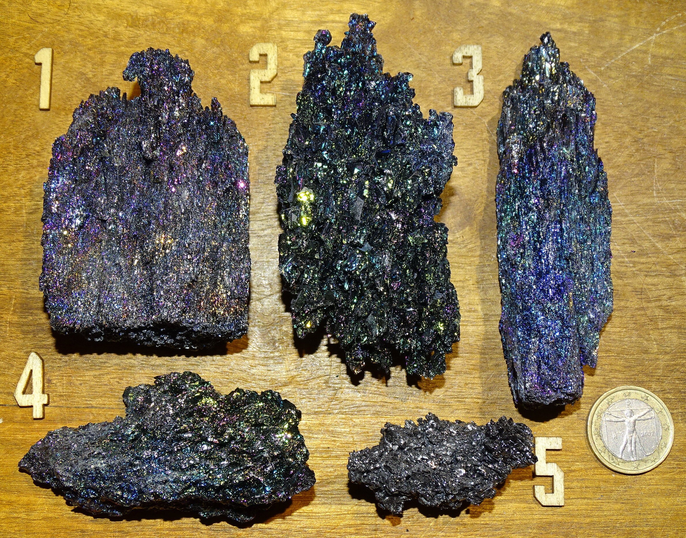 Silicium, Spécimen Brut Naturel, de 37 à 135 Grammes, Reflets Multicolore Incroyable, Pierres La Com