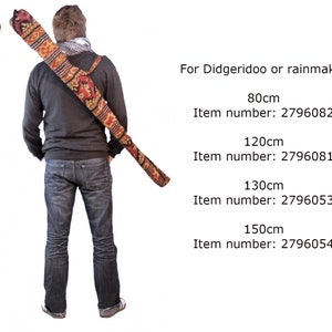 Accessories for didgeridoo and rain stick, covers, wax, tip, support and storage rack perfect for your instruments image 3