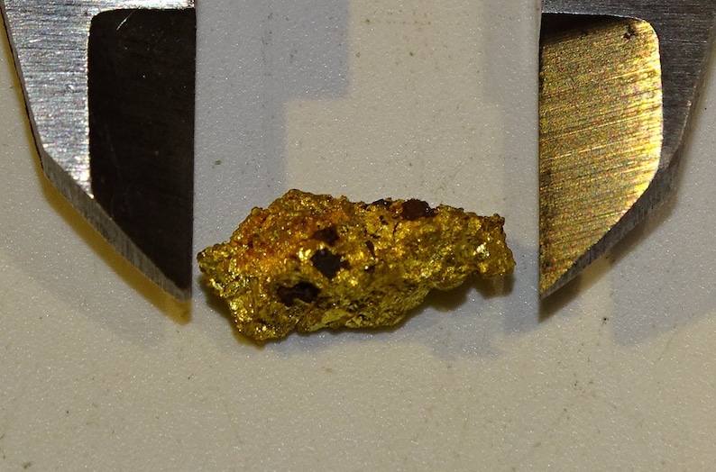 Pépite d'or natif d'Australie, mine Laverton, très pure et très belle brillance, 1,64 grammes, 14 x6 x6 mm ,pour bijoux, collection, expo image 3