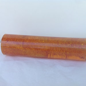Flaschenstopper Blank, Orangenharz mit eingebetteter Faser