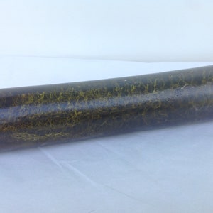 Drehrohling, Avocadofarbenes Resin mit eingelassener Faser