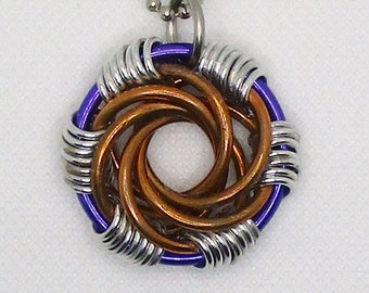 Purple & Copper Maillestrom Medallion