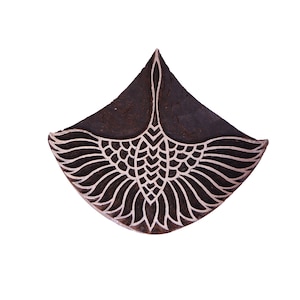 gru indaco giapponese; timbro batik; blocco di stampa in legno India; timbro intagliato a mano; timbro di ceramica