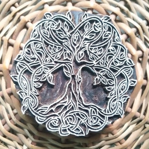 Tree of Life Stamp; Tree Stamp; Indian Stamp Block for Textile Printing Fabric Pottery DIY;