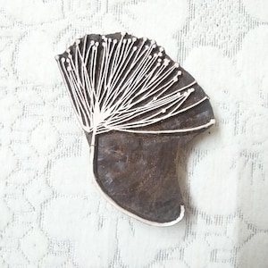 Floral Wood Stamp; Pottery Stamp; Wood Printing Block; Indian Stamp; Soap Stamp; Textile Print Block