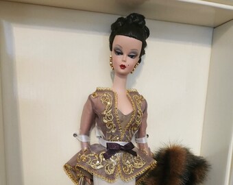 2002 SILKSTONE LINGERIE #6 Barbie Fashion Model Collection Cheveux
