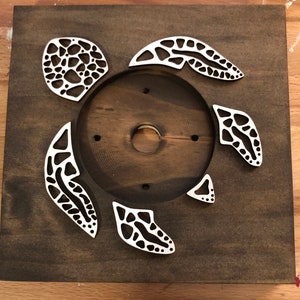Nest Thermostat Wooden Wall Plate-3D Sea Turtle