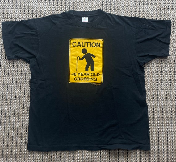 Vintage 1990s 40 Year Old Crossing Tee Size XL - image 1