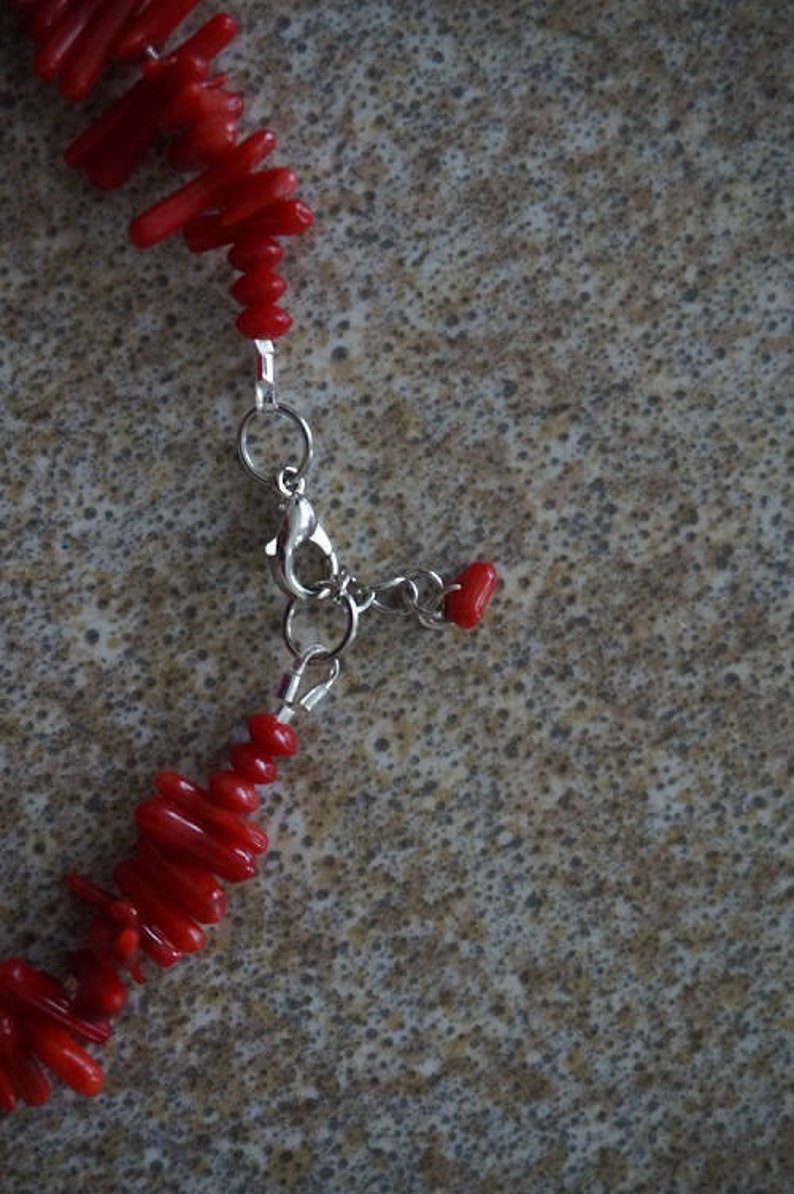 genuine red coral spikes genuine white freshwater pearls red coral beads classic necklace