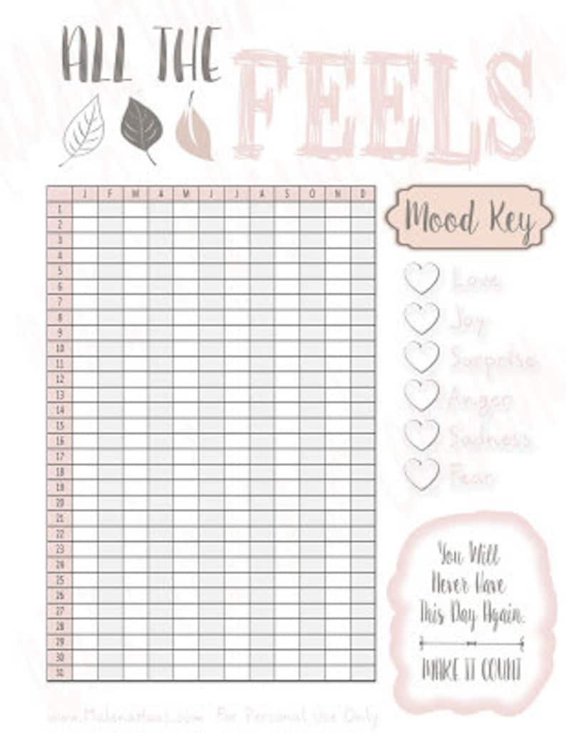 Mood Tracking Planner Insert PRINTABLE For Happy Planner And Etsy mood-tracking-planner-insert-printable-for-happy-planner-and-etsy