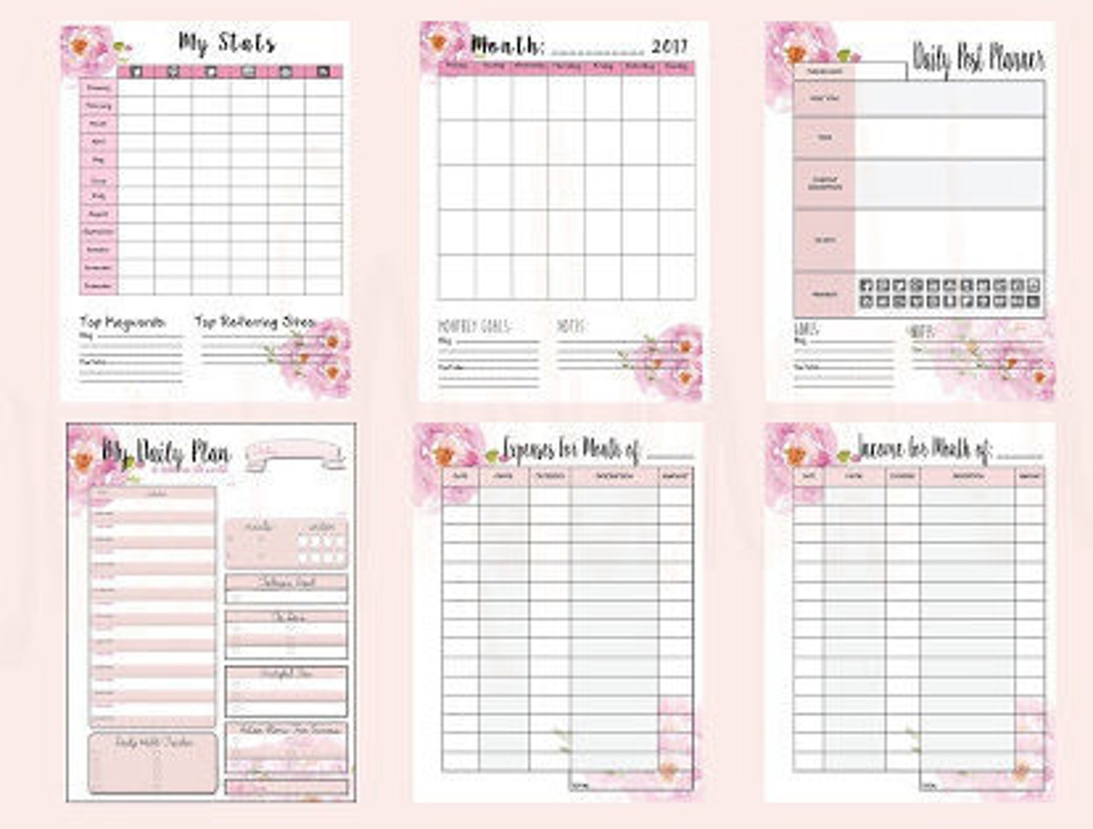 Ultimate Girl Boss Planner Printable Download for Classic Sized Happy ...