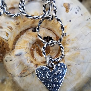 Artisan Sterling Silver Twisted Link Bracelet
