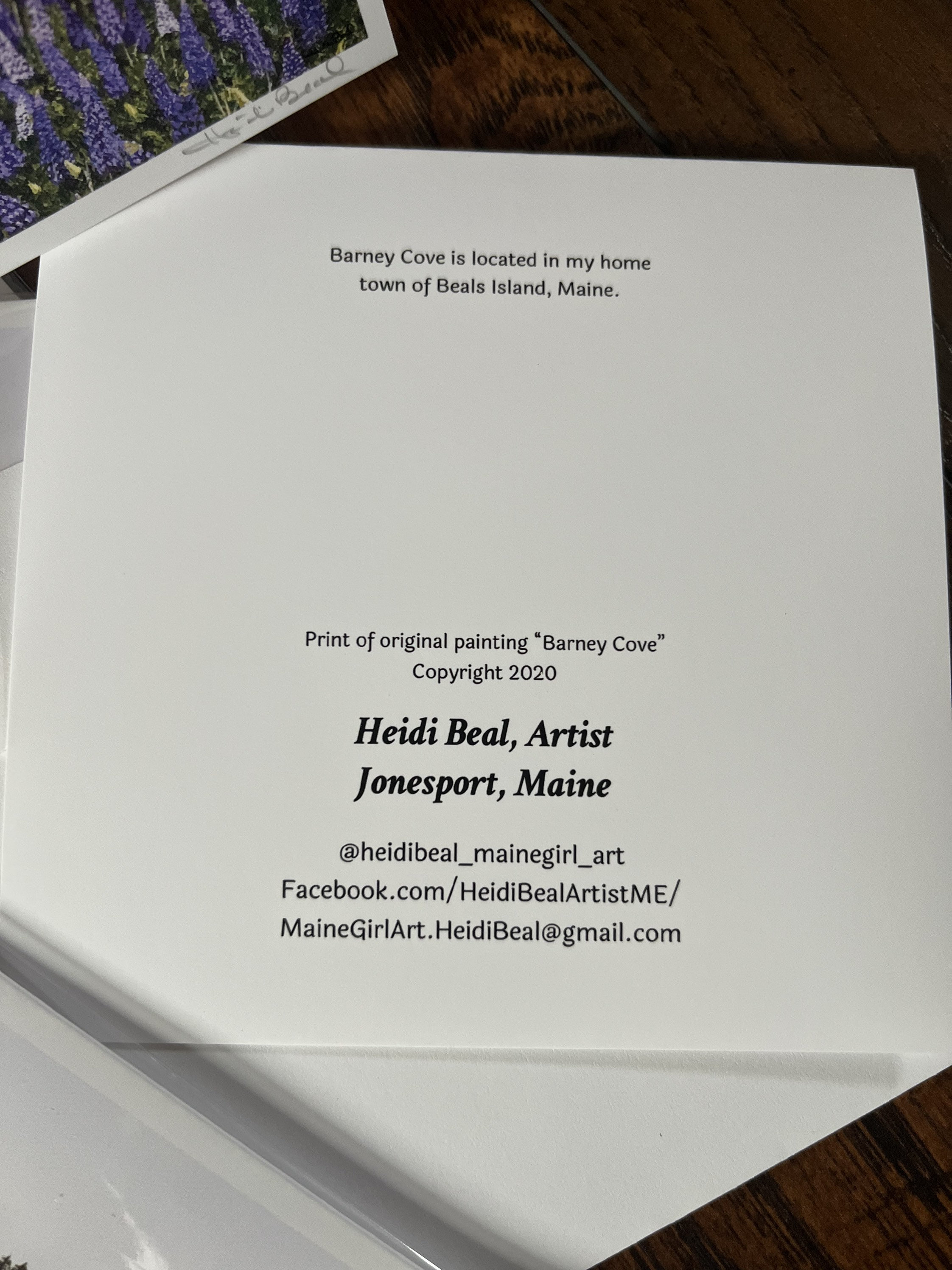 Barney Cove, Beals Island, Maine Fine Art Greeting Card Lobster Boats