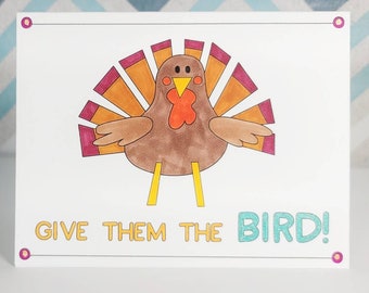 Thanksgiving Cards, Thanksgiving Greeting Cards, Thanksgiving Day Cards, Funny Thanksgiving Cards, Turkey Card, Fall Greeting Cards