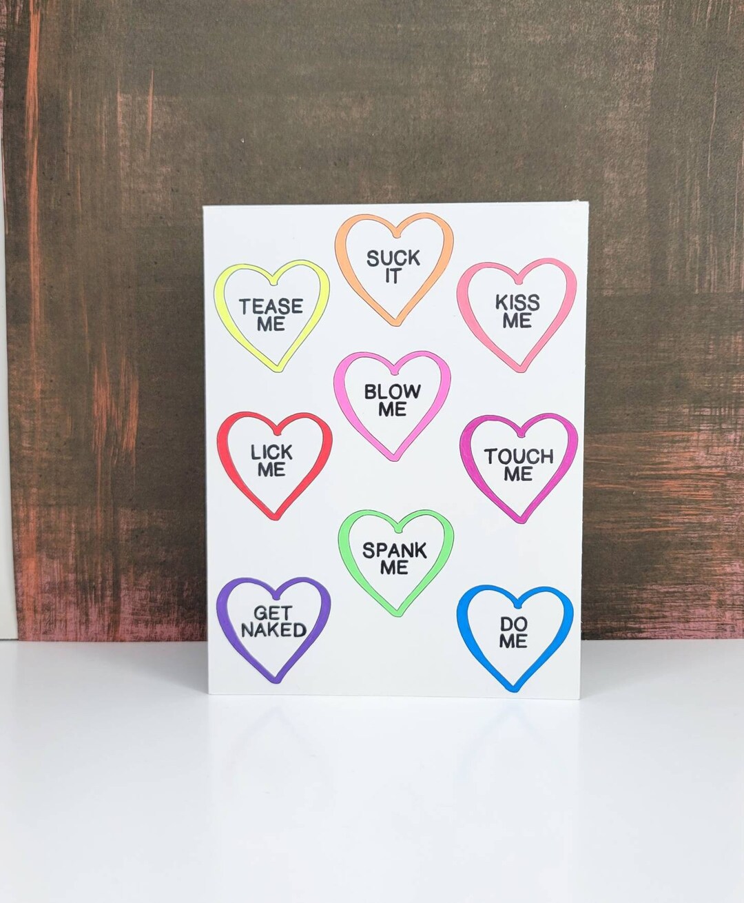 Naughty Valentine Card, Funny Valentine Card, Dirty Valentine Card