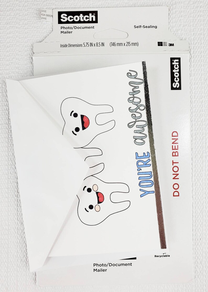 Dentist Dentist Card Dentist Gift Thank You Cards Thank Etsy