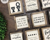 The Bathroom Collection Funny Bathroom Sign Bathroom Wall Decor Restroom Bathroom Decor Farmhouse Bathroom Sign Kids Bathroom