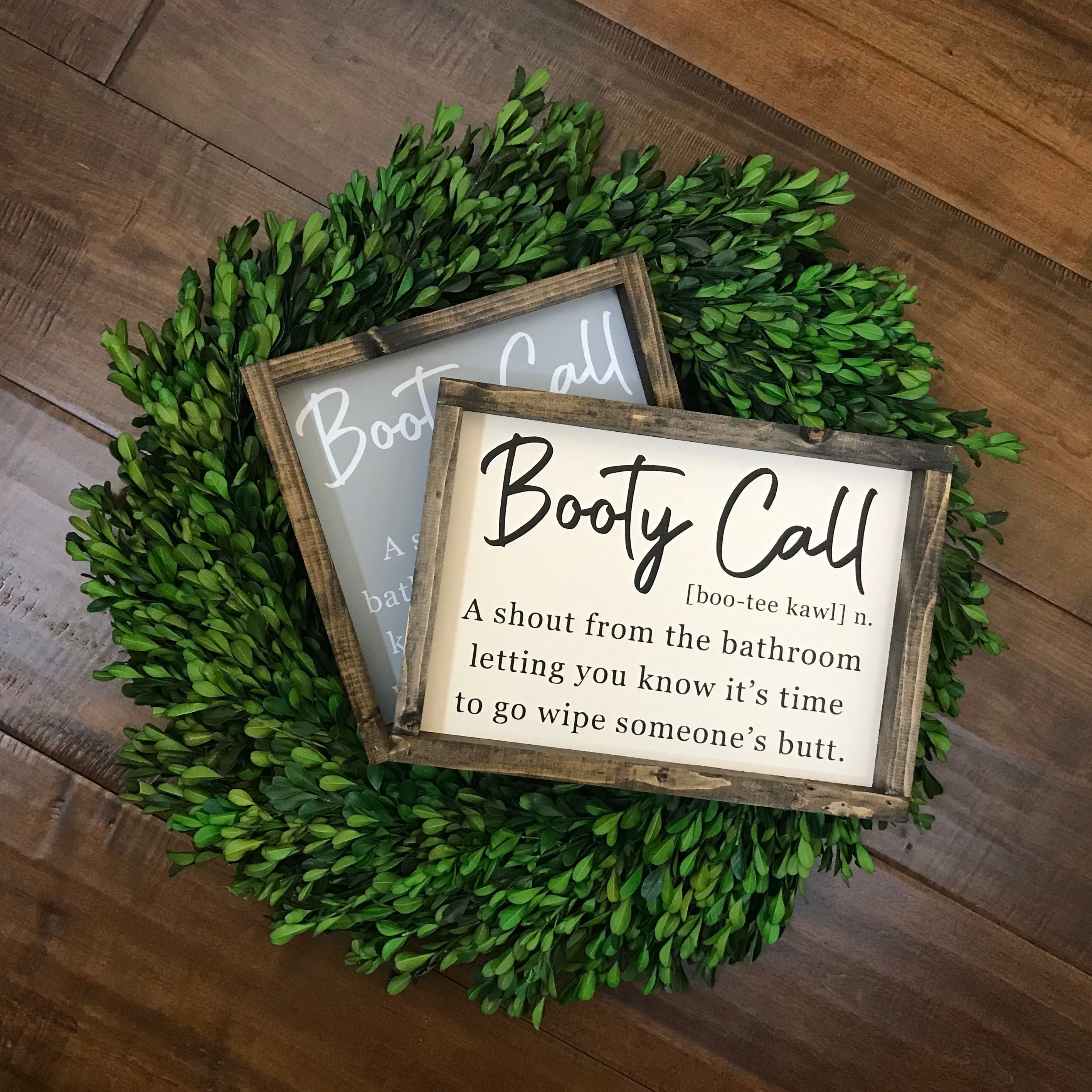 children's bathroom funny kids sign Booty Call Bathroom Sign booty call rustic bathroom signs wood bathroom sign kids bathrooms