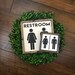 Restroom Sign | Bathroom Wall Decor | Farmhouse Bathroom Sign | Farmhouse Sign | Farmhouse Decor | Fixer Upper Style | Bathroom Decor | Home 
