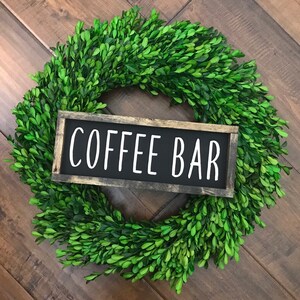 Coffee Bar Sign Coffee Station Sign Coffee Sign Kitchen Sign Farmhouse Kitchen Kitchen Decor But First Coffee Sign Coffee Love image 3