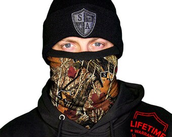 SA Fleece Forest Camo Cold Weather face shield...Free Shipping!!