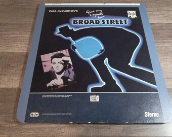 Paul Mccartney's Give My Regards to Broad Street VHS Vintage Movie