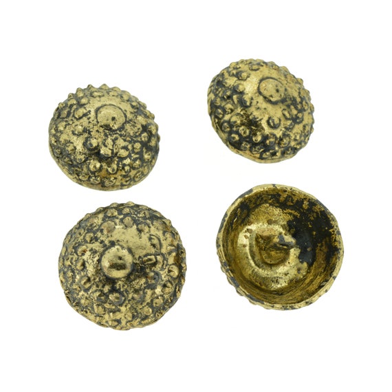 SILVER DOMED CENTRE TEXTURED BUTTONS x 24 FREE P/&P