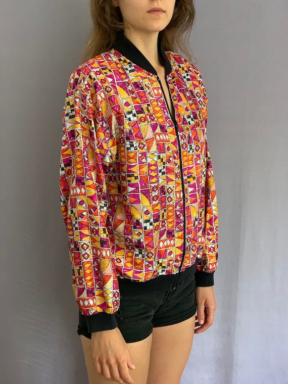 bomber jacket 80s style