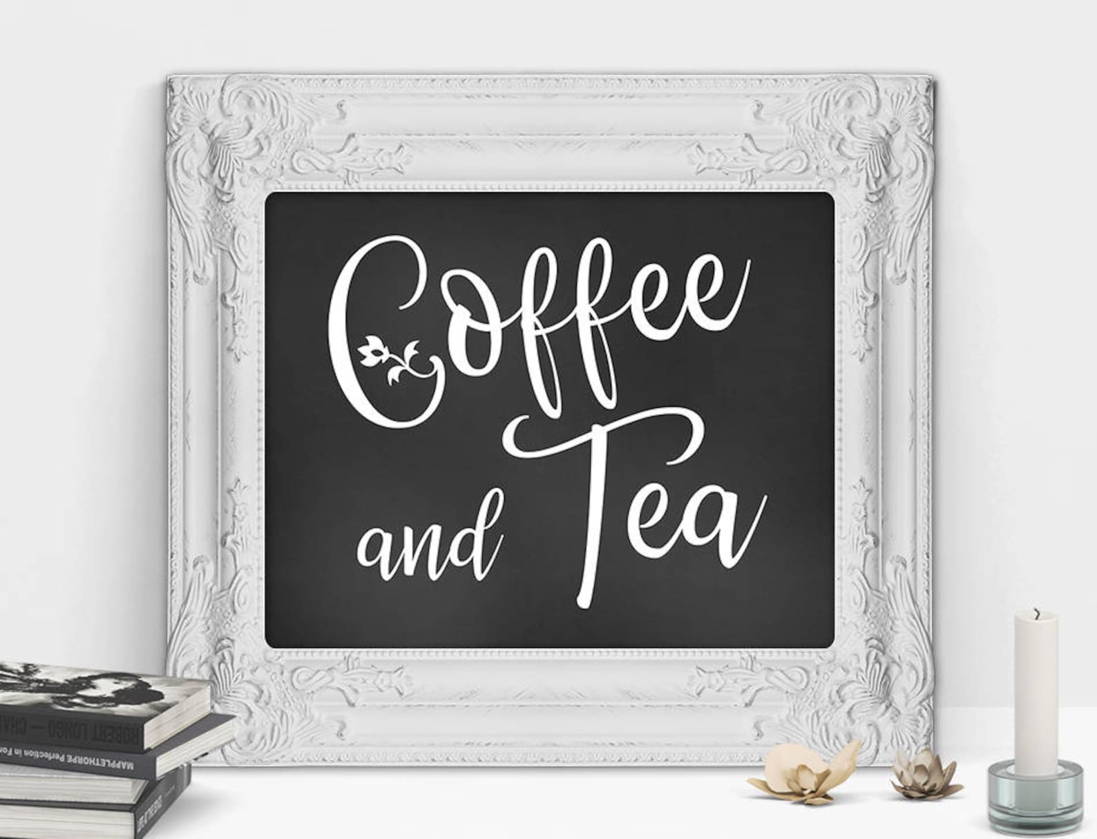 Coffee Sign Coffee and Tea Sign Wedding Printable Sign - Etsy