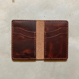 PERSONALIZADO / monedero de los hombres / cartera de cuero / cartera doble / regalo de Navidad / regalo de los hombres / personalizado / regalo de cumpleaños / regalo para él / regalo personalizado
