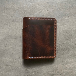 Billetera minimalista / billetera de efectivo / billetera plegable / billetera de cuero / billetera para hombres / billetera personalizada / regalo de cumpleaños / regalo para él / regalo de bodas