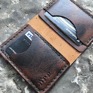 Portefeuille en cuir personnalisé/ portefeuille bifold/ portefeuille en cuir/ portefeuille homme/ portefeuille personnalisé/ cadeau d’anniversaire/ cadeau pour lui/ Récolte de blé
