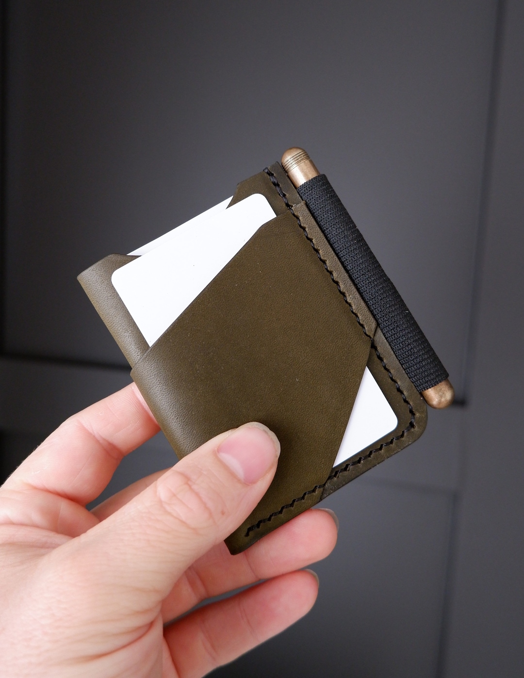 EDC Wallet Everyday Carry Wallet Personalized Wallet Slim Etsy