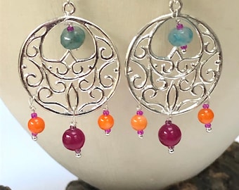 Fiesta chandelier earrings