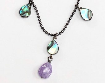 Abalone shell necklace