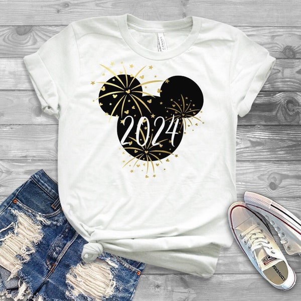 New Year Disney, New Years Tshirt, 2024 Celebrate shirt, Disney vacation, New years eve disney, new years party disney shirt