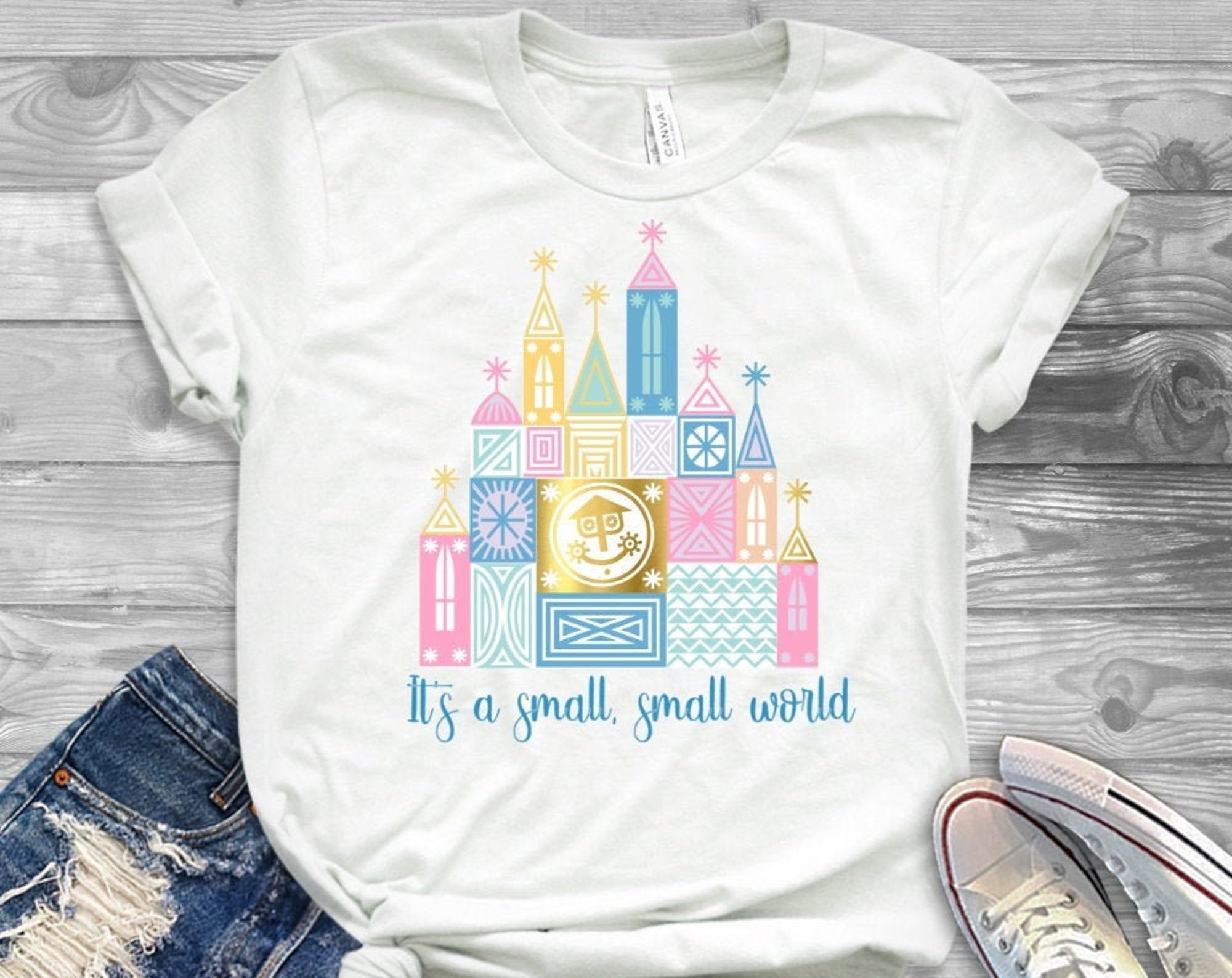 Discover Kleines Welt Disneyland T-Shirt