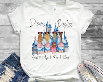 Disney Best Friends shirt, bff disney tank tops, besties tshirts, bestie tee, castle bff tshirt, disneyland best friends tank tops, bestie