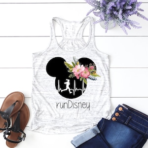 Disney-Marathon-Shirt, Disney-Laufpanzer, Disney-Laufshirt, Hotellauf-T-Shirt, Disney-Shirt, Mädchen laufen bei Disney, Disney-Marathon