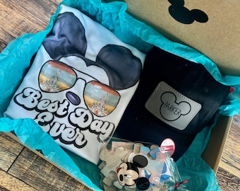 Girls Disney Surprise Trip box, disney box, cute disney box for gift, disney announcement gift, Vacation Reveal, disney gift for boys