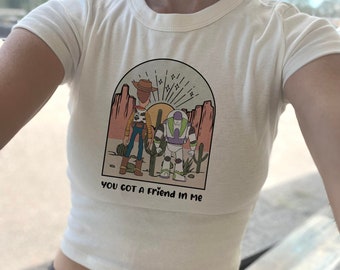 Toy Story Baby Tee, Got a Friend in Me Crop Tank, Buzz Woody Crop29, Slinky Dog Crop Tank, Hollywood Studio Tank Top