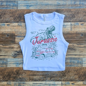 Vintage Jurassic tshirt, Jurassic Bleached Park Tshirt, Summer Island of Adventure, Raptor Trex trainer