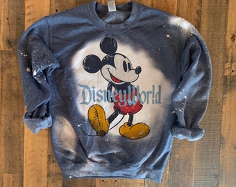 Sudadera Walt Disney, sudadera de cuello redondo Magic Kingdom, sudadera Disney para mujer, sudadera wdw, sudadera Disney Park, cualquier diseño, manga larga