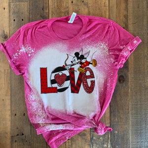 love valentine shirt, love disney shirt, mickey cupid shirt, LOVE tshirt, valentines day at disney