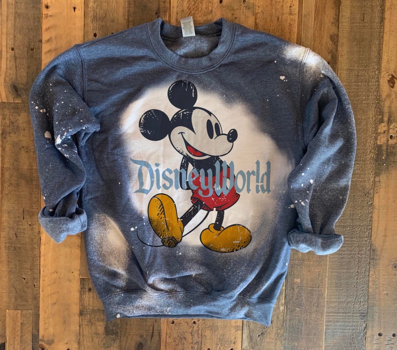 walt disney sweatshirt, magic kingdom crewneck, womens disney sweatshirt, wdw sweatshirt, disney park sweatshirt, any design, long sleeve Navy Sweatshirt