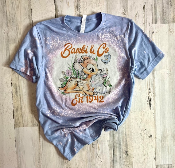 Bambi Thumper Shirt, Old School Bambi, Bambi Ears Bleached, Faline