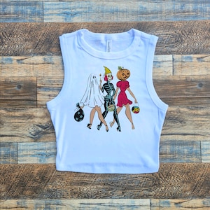 Halloween Ladies Pumpkin Ghost, Retro Long sleeve Trick or Treat, Skeleton retro vintage raglan, Halloween Warm Tshirt