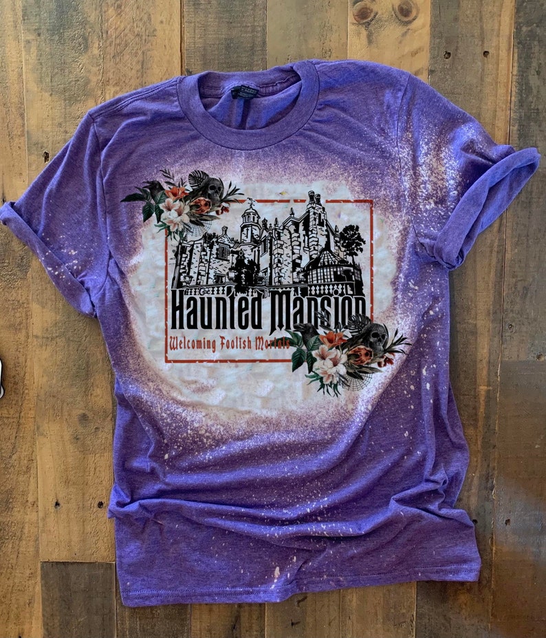 Haunted Mansion Baby Tee, Hitch Hiking Ghosts Crop Tank, Foolish Mortals Tee, Disney Ghosts shirt, Floral Womens Boo to You Tshirt Purple shirt