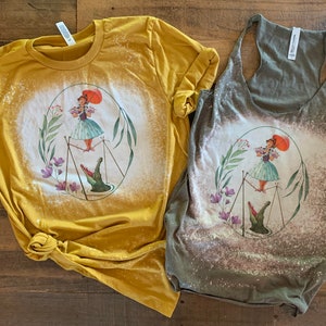 Tightrope Lady Shirt, Haunted Mansion Sally bleached, Hitchhiking Ghost, Sally Slater tee, Disneys Haunted Mansion, 99 Happy Haunts image 3