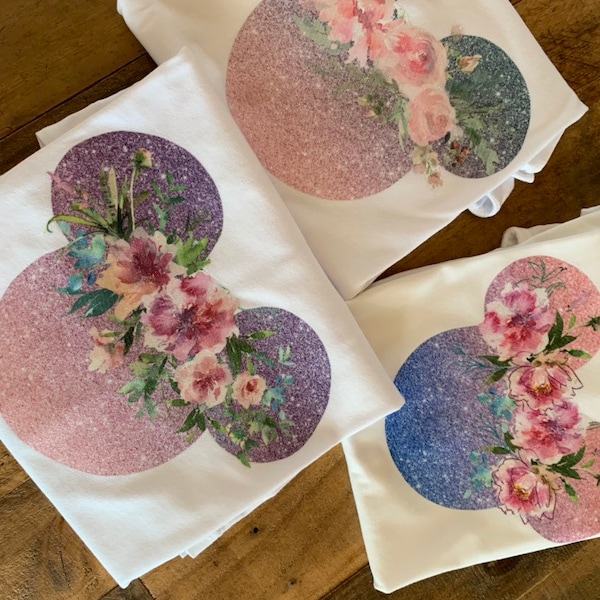 Camisetas Disney para mujer 2021, Festival de Flores y Jardines de Epcot, camisetas Disney a juego para la familia, lienzo brillante de Bella de Disney